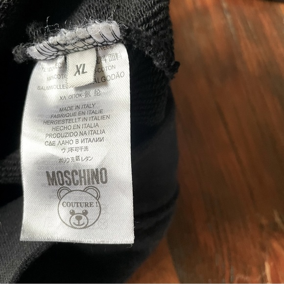 Authentic- MOSCHINO Teddy Bear Crewneck + Jogging Pants Set. - Picture 11 of 11